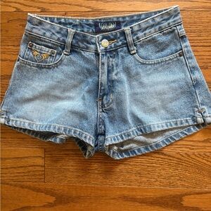 y2k Angels Jeans shorts